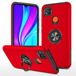 Custodia protettiva Xiaomi Redmi 9C in PC e TPU con anello