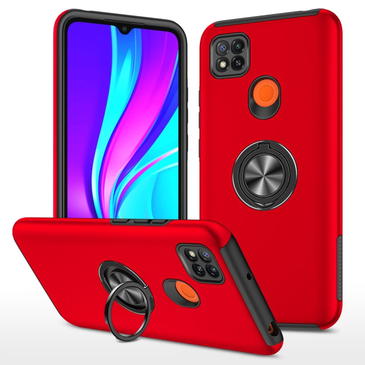 Custodia protettiva Xiaomi Redmi 9C in PC e TPU con anello