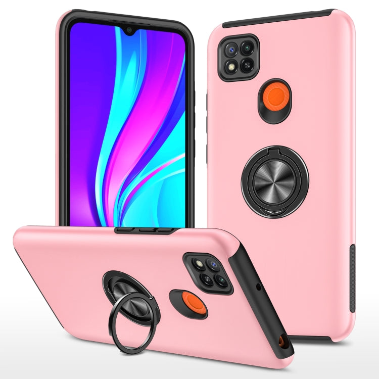 Custodia protettiva Xiaomi Redmi 9C in PC e TPU con anello