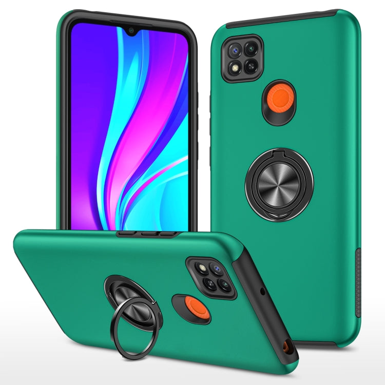 Custodia protettiva Xiaomi Redmi 9C in PC e TPU con anello