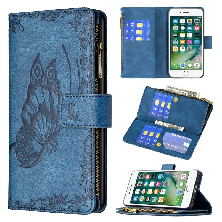 Custodia portafoglio in pelle con cerniera per iPhone