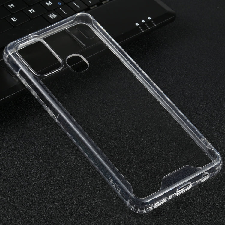 Custodia protettiva in TPU + PC trasparente antiurto a quattro angoli, For Samsung Galaxy A21s, For Samsung Galaxy A31, For Xiaomi Redmi 9A, For Xiaomi Redmi 9C, For Xiaomi Redmi K40 / K40 Pro, For Xiaomi Redmi Note 8T, For Xiaomi Redmi Note 9         ...