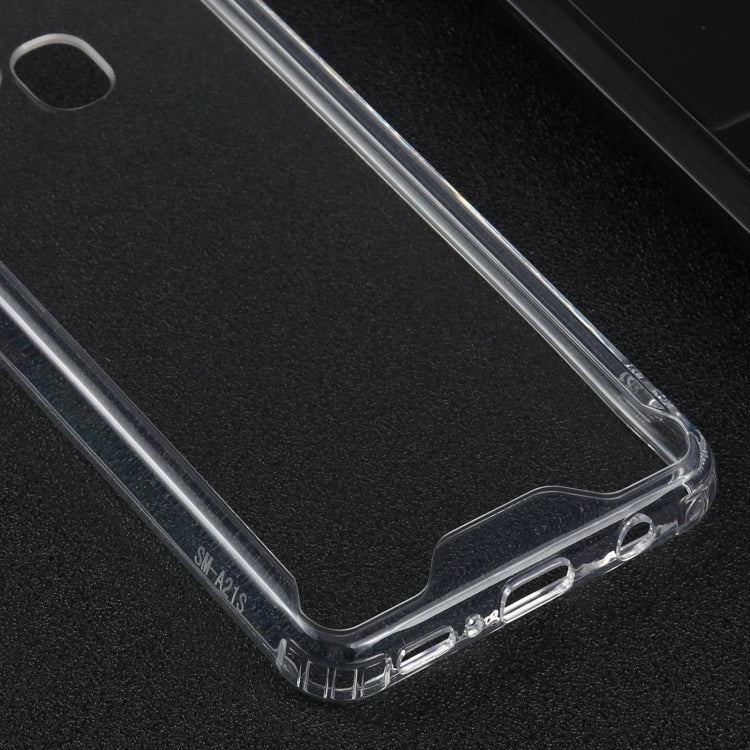 Custodia protettiva in TPU + PC trasparente antiurto a quattro angoli, For Samsung Galaxy A21s, For Samsung Galaxy A31, For Xiaomi Redmi 9A, For Xiaomi Redmi 9C, For Xiaomi Redmi K40 / K40 Pro, For Xiaomi Redmi Note 8T, For Xiaomi Redmi Note 9         ...