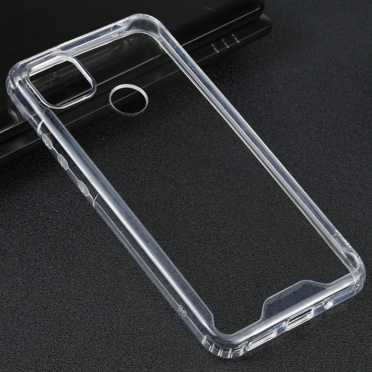 Custodia protettiva in TPU + PC trasparente antiurto a quattro angoli, For Samsung Galaxy A21s, For Samsung Galaxy A31, For Xiaomi Redmi 9A, For Xiaomi Redmi 9C, For Xiaomi Redmi K40 / K40 Pro, For Xiaomi Redmi Note 8T, For Xiaomi Redmi Note 9         ...