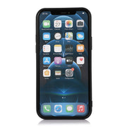Custodia protettiva antiurto in PU + PC + TPU in fibra di carbonio, For iPhone 12 Pro Max