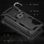 Custodia protettiva antiurto in TPU + PC con supporto girevole a 360 gradi, For Samsung Galaxy A32 4G