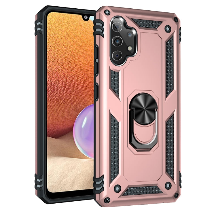 Custodia protettiva antiurto in TPU + PC con supporto girevole a 360 gradi, For Samsung Galaxy A32 4G