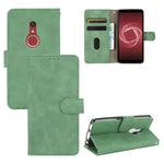 Tinta unita Skin Feel Fibbia magnetica Flip orizzontale Custodia in pelle PU con struttura in vitello con supporto e slot per schede e portafoglio, For Fujitsu Be4 Plus F-41B, For Nokia X10, For Sony Xperia 5 III