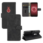 Tinta unita Skin Feel Fibbia magnetica Flip orizzontale Custodia in pelle PU con struttura in vitello con supporto e slot per schede e portafoglio, For Fujitsu Be4 Plus F-41B, For Nokia X10, For Sony Xperia 5 III