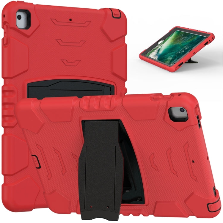 Cornice dello schermo di protezione a 3 strati + PC + Custodia combinata antiurto in silicone con supporto, For iPad 9.7 (2018) / (2017) / Air 2 / Pro 9.7, For iPad 10.2 2021 / 2020 / 2019