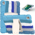 Custodia protettiva 3 strati in silicone e PC per iPad 9.7 e 10.2