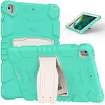 Custodia protettiva 3 strati in silicone e PC per iPad 9.7 e 10.2