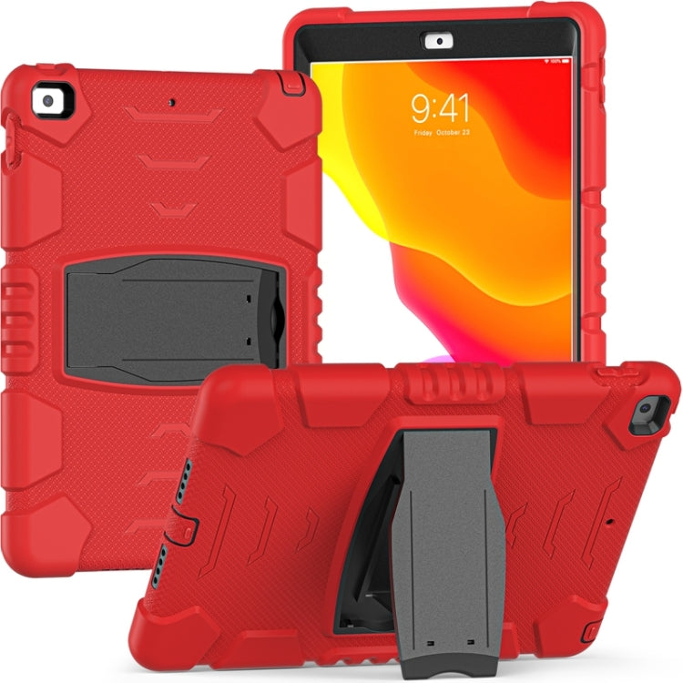 Cornice dello schermo di protezione a 3 strati + PC + Custodia combinata antiurto in silicone con supporto, For iPad 9.7 (2018) / (2017) / Air 2 / Pro 9.7, For iPad 10.2 2021 / 2020 / 2019