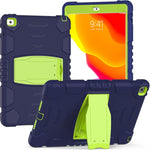 Custodia protettiva 3 strati in silicone e PC per iPad 9.7 e 10.2