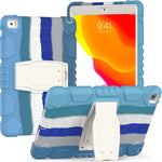 Custodia protettiva 3 strati in silicone e PC per iPad 9.7 e 10.2