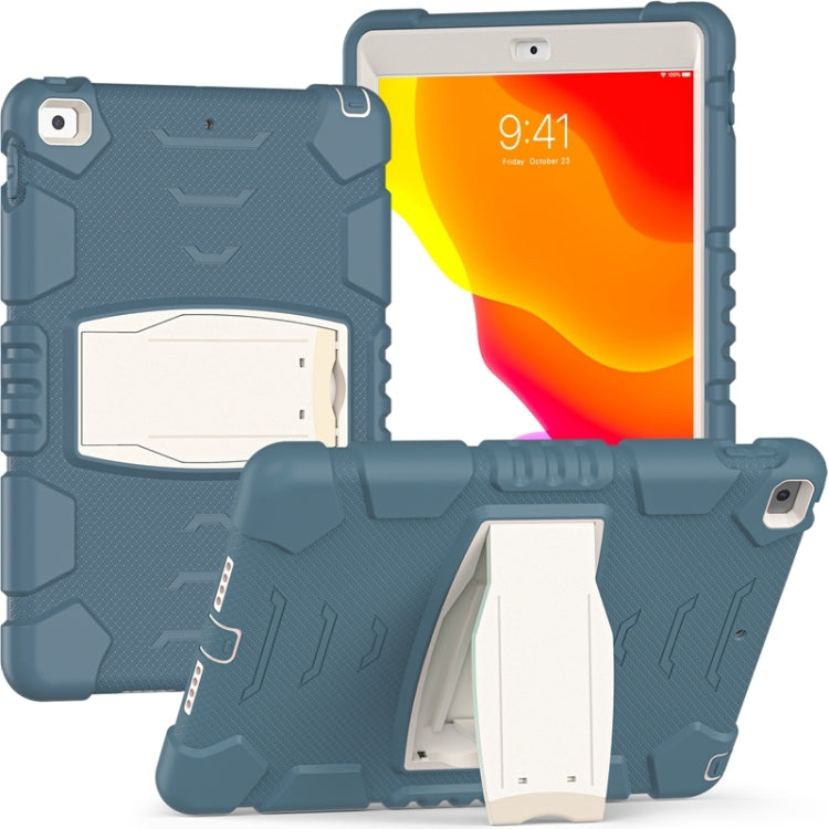 Cornice dello schermo di protezione a 3 strati + PC + Custodia combinata antiurto in silicone con supporto, For iPad 9.7 (2018) / (2017) / Air 2 / Pro 9.7, For iPad 10.2 2021 / 2020 / 2019