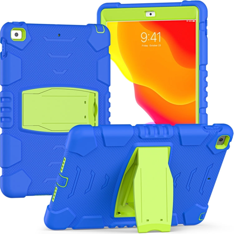 Cornice dello schermo di protezione a 3 strati + PC + Custodia combinata antiurto in silicone con supporto, For iPad 9.7 (2018) / (2017) / Air 2 / Pro 9.7, For iPad 10.2 2021 / 2020 / 2019