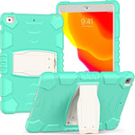 Custodia protettiva 3 strati in silicone e PC per iPad 9.7 e 10.2