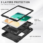 Custodia 3 strati silicone e PC per iPad Pro 10.5 2017/2019
