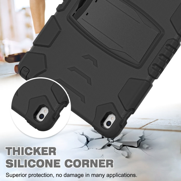 Cornice dello schermo di protezione a 3 strati + PC + Custodia combinata antiurto in silicone con supporto, For iPad Pro 10.5 (2019) / (2017)