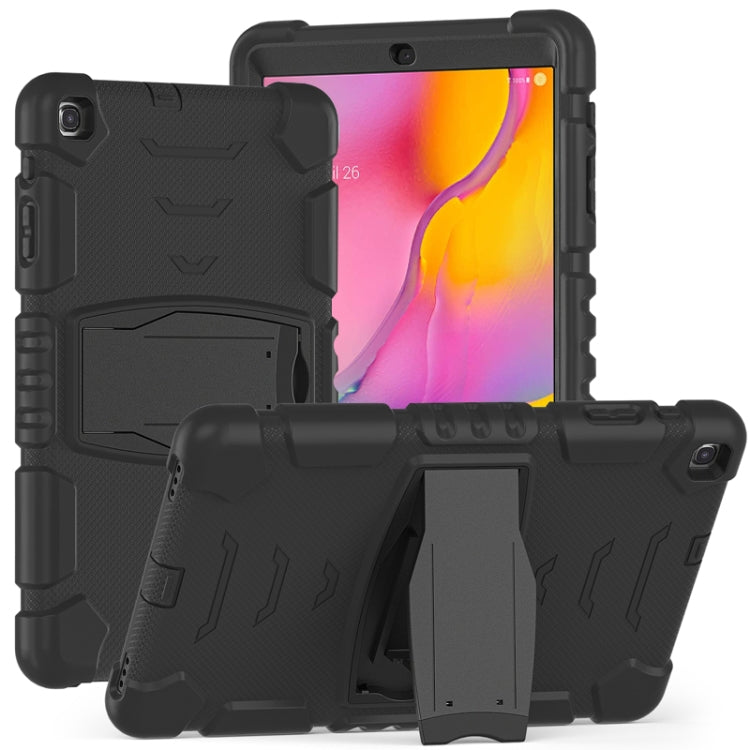 Cornice dello schermo di protezione a 3 strati + PC + Custodia combinata antiurto in silicone con supporto, For Samsung Galaxy Tab A 10.1 (2019) T510, For Samsung Galaxy Tab S6 T860
