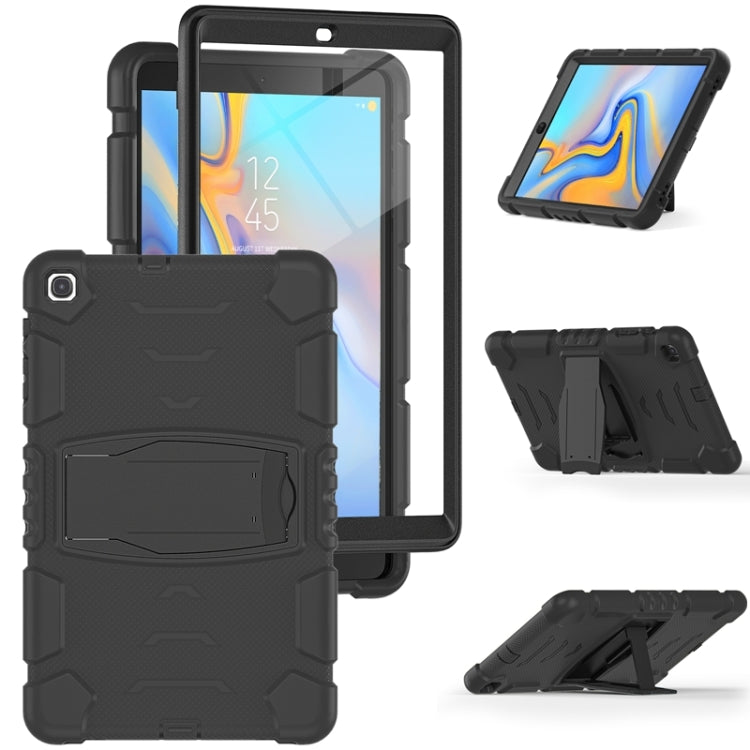 Cornice dello schermo di protezione a 3 strati + PC + Custodia combinata antiurto in silicone con supporto, For Samsung Galaxy Tab A 10.1 (2019) T510, For Samsung Galaxy Tab S6 T860