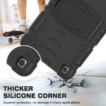 Cornice dello schermo di protezione a 3 strati + PC + Custodia combinata antiurto in silicone con supporto, For Samsung Galaxy Tab A 10.1 (2019) T510, For Samsung Galaxy Tab S6 T860