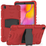 Cornice dello schermo di protezione a 3 strati + PC + Custodia combinata antiurto in silicone con supporto, For Samsung Galaxy Tab A 10.1 (2019) T510, For Samsung Galaxy Tab S6 T860