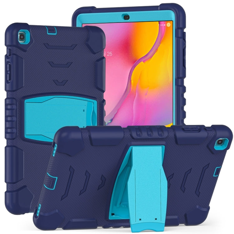 Cornice dello schermo di protezione a 3 strati + PC + Custodia combinata antiurto in silicone con supporto, For Samsung Galaxy Tab A 10.1 (2019) T510, For Samsung Galaxy Tab S6 T860