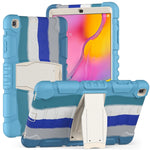 Cornice dello schermo di protezione a 3 strati + PC + Custodia combinata antiurto in silicone con supporto, For Samsung Galaxy Tab A 10.1 (2019) T510, For Samsung Galaxy Tab S6 T860