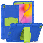Cornice dello schermo di protezione a 3 strati + PC + Custodia combinata antiurto in silicone con supporto, For Samsung Galaxy Tab A 10.1 (2019) T510, For Samsung Galaxy Tab S6 T860