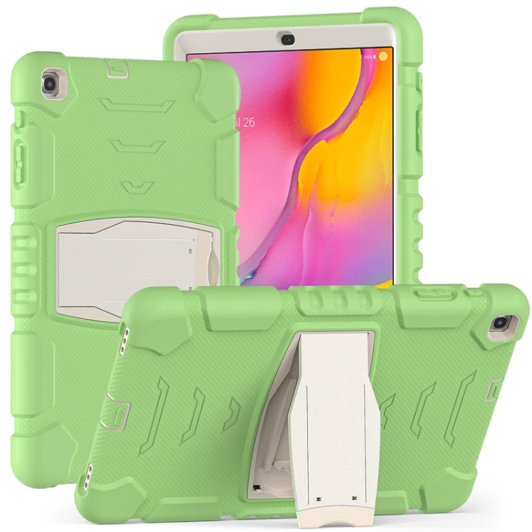 Cornice dello schermo di protezione a 3 strati + PC + Custodia combinata antiurto in silicone con supporto, For Samsung Galaxy Tab A 10.1 (2019) T510, For Samsung Galaxy Tab S6 T860