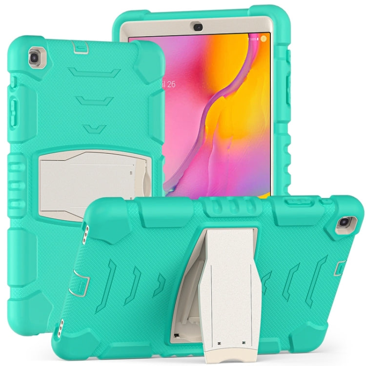 Cornice dello schermo di protezione a 3 strati + PC + Custodia combinata antiurto in silicone con supporto, For Samsung Galaxy Tab A 10.1 (2019) T510, For Samsung Galaxy Tab S6 T860