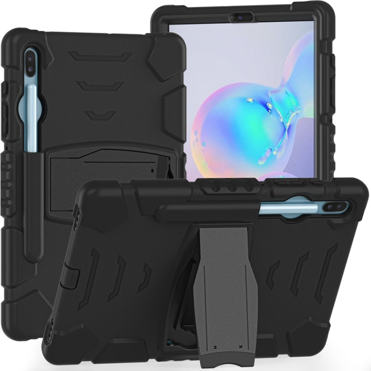 Cornice dello schermo di protezione a 3 strati + PC + Custodia combinata antiurto in silicone con supporto, For Samsung Galaxy Tab A 10.1 (2019) T510, For Samsung Galaxy Tab S6 T860