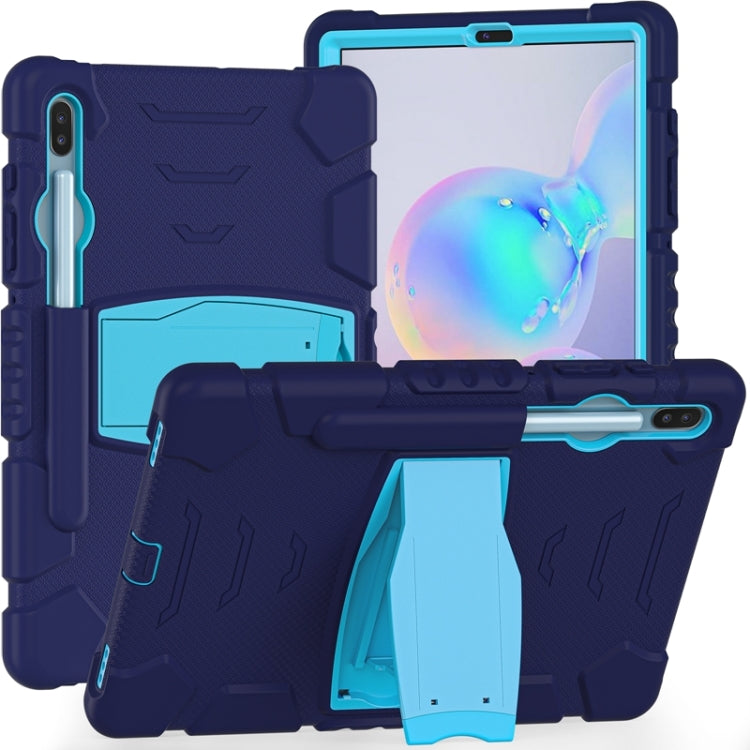 Cornice dello schermo di protezione a 3 strati + PC + Custodia combinata antiurto in silicone con supporto, For Samsung Galaxy Tab A 10.1 (2019) T510, For Samsung Galaxy Tab S6 T860