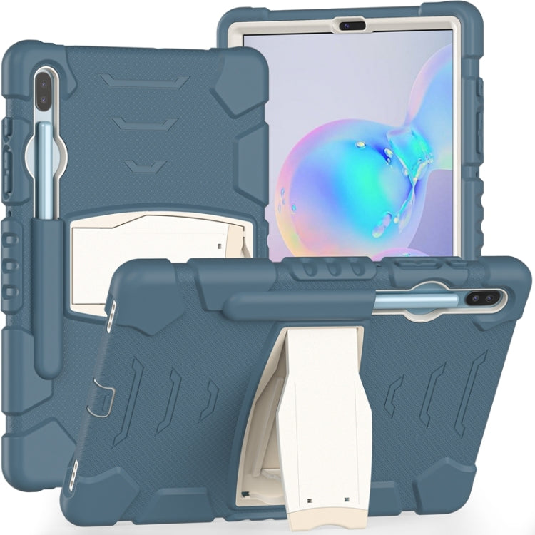 Cornice dello schermo di protezione a 3 strati + PC + Custodia combinata antiurto in silicone con supporto, For Samsung Galaxy Tab A 10.1 (2019) T510, For Samsung Galaxy Tab S6 T860