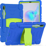 Cornice dello schermo di protezione a 3 strati + PC + Custodia combinata antiurto in silicone con supporto, For Samsung Galaxy Tab A 10.1 (2019) T510, For Samsung Galaxy Tab S6 T860