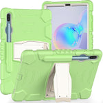 Cornice dello schermo di protezione a 3 strati + PC + Custodia combinata antiurto in silicone con supporto, For Samsung Galaxy Tab A 10.1 (2019) T510, For Samsung Galaxy Tab S6 T860