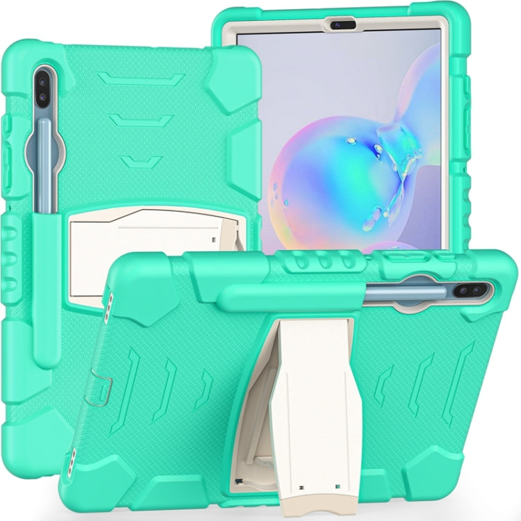 Cornice dello schermo di protezione a 3 strati + PC + Custodia combinata antiurto in silicone con supporto, For Samsung Galaxy Tab A 10.1 (2019) T510, For Samsung Galaxy Tab S6 T860