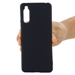 Custodia a copertura totale antiurto in silicone liquido Pure Color, For Sony Xperia 1 III, For Sony Xperia 10 III