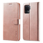 LC.IMEEKE Custodia in pelle a vibrazione orizzontale con struttura in vitello, con supporto, slot per schede e portafoglio, For OPPO Realme 8 / 8 Pro, For OPPO F19 Pro/A94 4G/Reno 5F