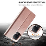 LC.IMEEKE Custodia in pelle a vibrazione orizzontale con struttura in vitello, con supporto, slot per schede e portafoglio, For OPPO Realme 8 / 8 Pro, For OPPO F19 Pro/A94 4G/Reno 5F