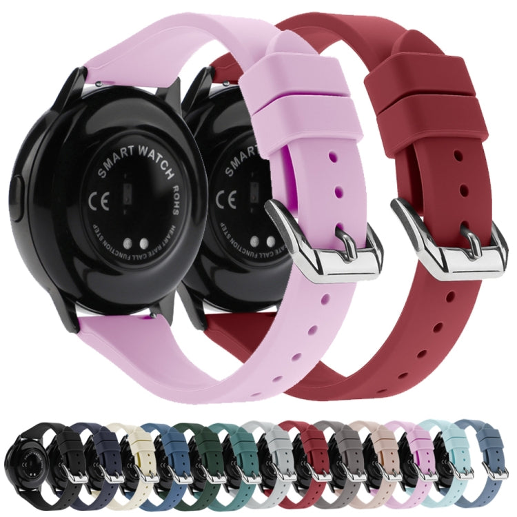 Cinturino di ricambio per cinturino in silicone con fibbia a forma di T, 20mm