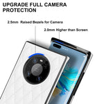 Elegante custodia antiurto in pelle microfibra con motivo rombico + TPU con tracolla a catena, For Huawei Mate 40 Pro, For Huawei Mate 20, For Huawei Mate 20 Lite, For Huawei Mate 20 Pro