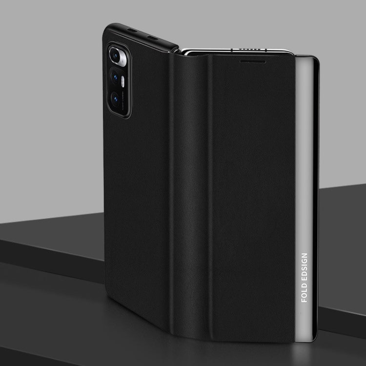 Custodia pieghevole in pelle bovina opaca primo strato, For Xiaomi Mi Mix Fold