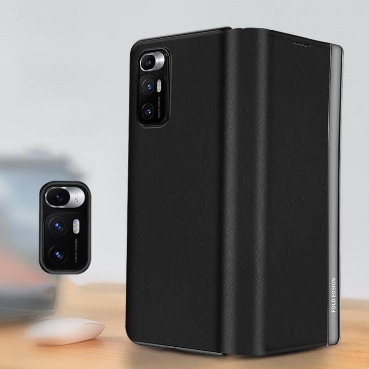 Custodia pieghevole in pelle bovina per Xiaomi Mi Mix Fold