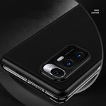 Custodia pieghevole in pelle bovina per Xiaomi Mi Mix Fold