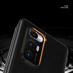 Custodia pieghevole in pelle bovina per Xiaomi Mi Mix Fold