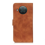 KHAZNEH Retro Texture PU + TPU Custodia in pelle a vibrazione orizzontale con supporto, slot per carte e portafoglio, For Nokia X10 / X20, For ZET Blade A51