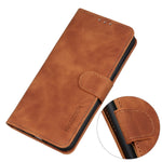 KHAZNEH Retro Texture PU + TPU Custodia in pelle a vibrazione orizzontale con supporto, slot per carte e portafoglio, For Nokia X10 / X20, For ZET Blade A51